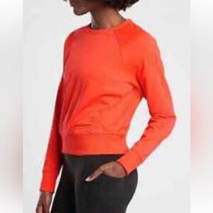 NWT Athleta sundown elastic front crew
